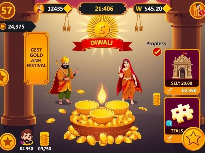 Gold Gain Odyssey Indian festival event showcasing Diwali celebration